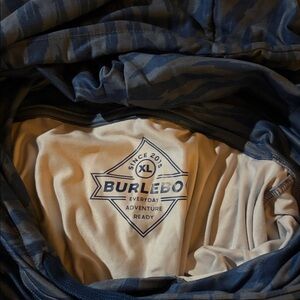 Burlebo Navy and Beige Camouflage Jacket